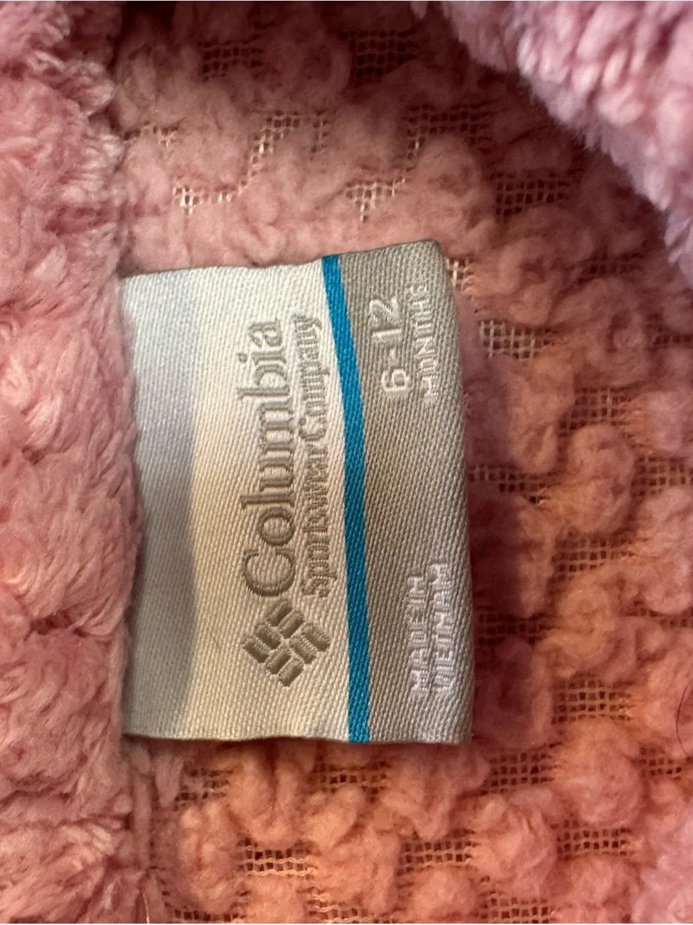 Columbia Kids Pink Sherpa Zip Jacket